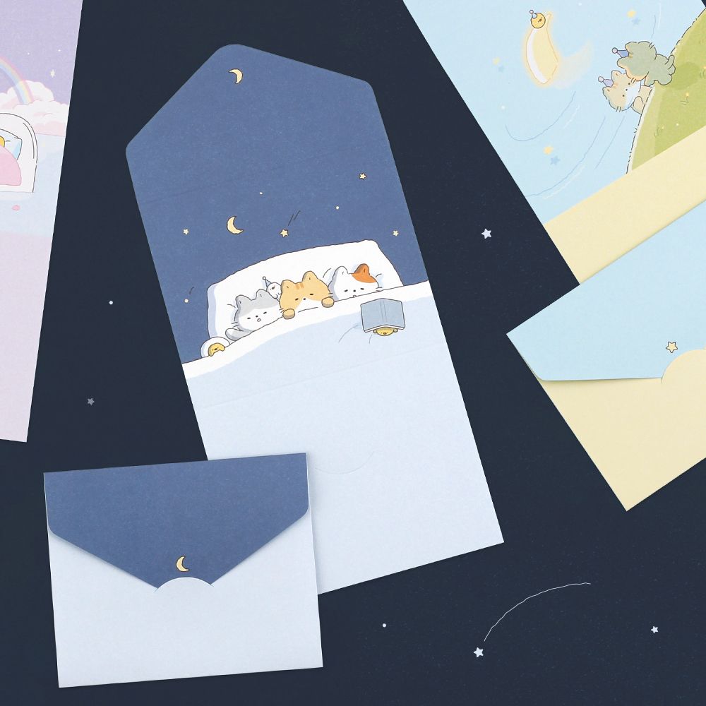 Kitty Friends - Folding Card Set
