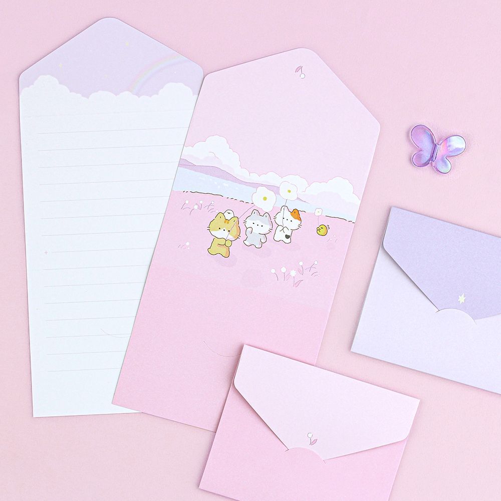 Kitty Friends - Folding Card Set