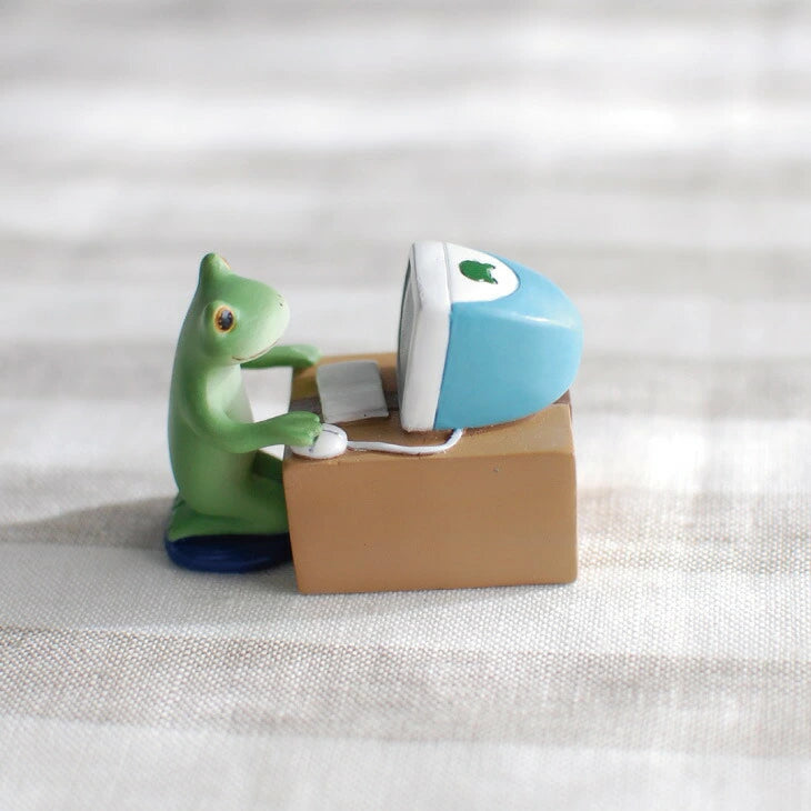 Computer Frog Figure