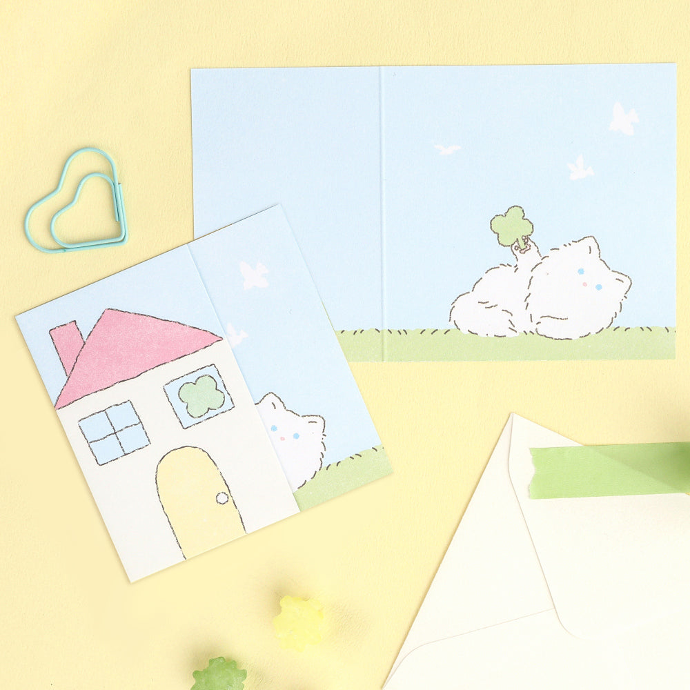 Cat Surprise - Message Card