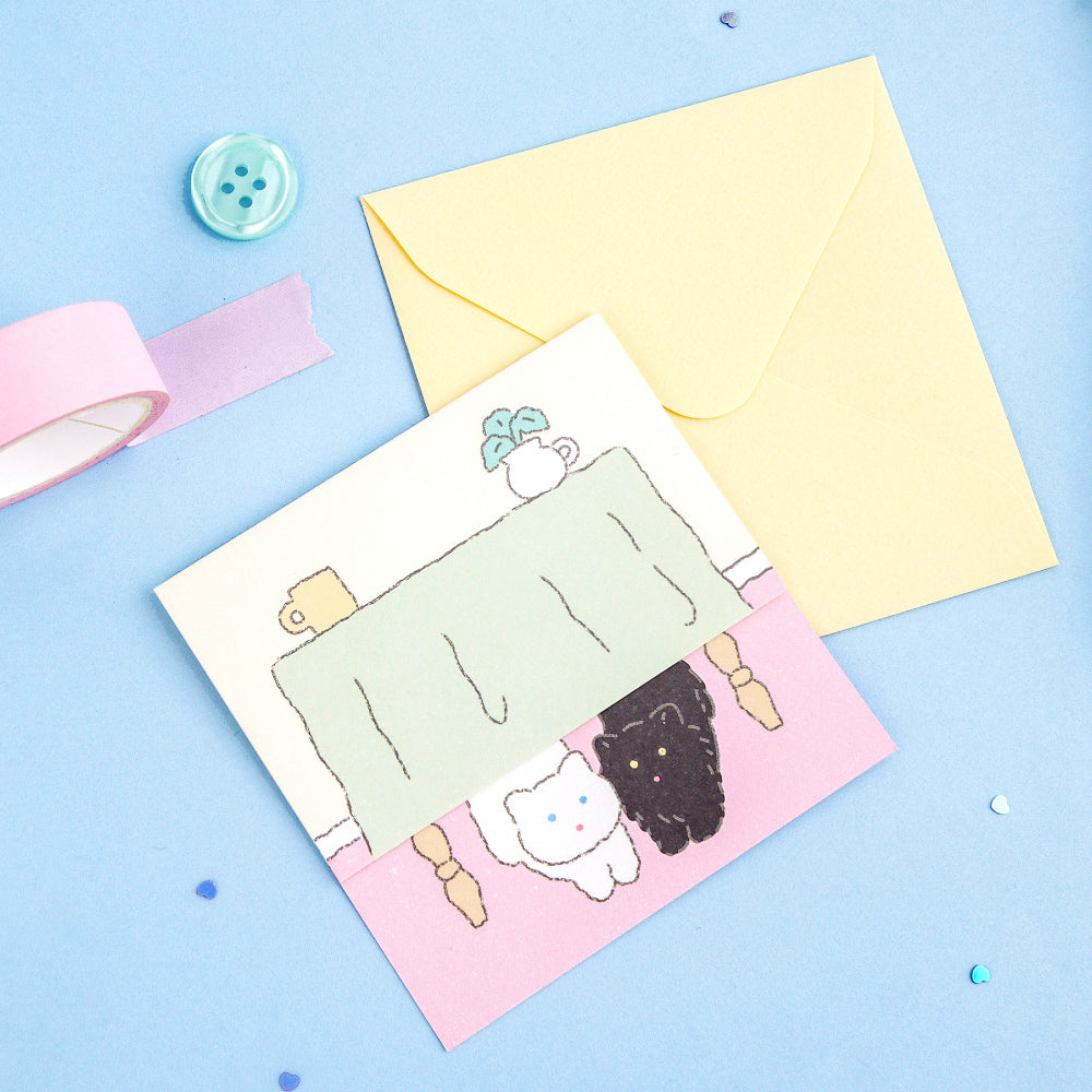 Cat Surprise - Message Card