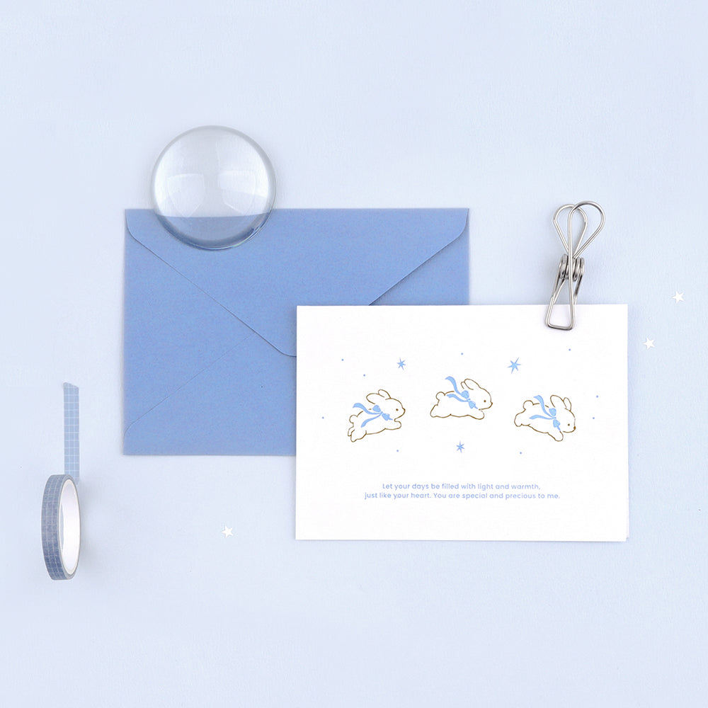Fluffy Love - Letterpress Greeting Card