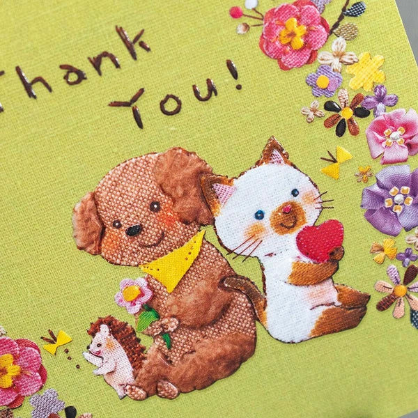 Thank You Ribbon - Greeting Card