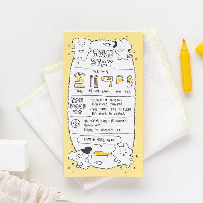 Fluffy Friends - Memo Pad