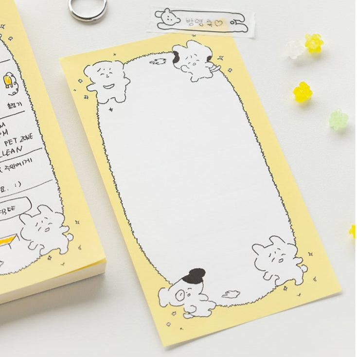 Fluffy Friends - Memo Pad