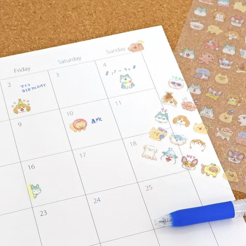 Dog Mood Icon - Sticker Sheet