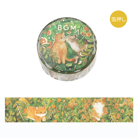 Find Me - Flowers and Cats Washi Tape
