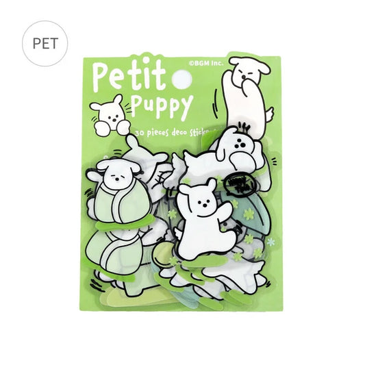 Petit Puppy Sticker Pack - Green