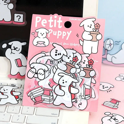 Petit Puppy Sticker Pack - Pink