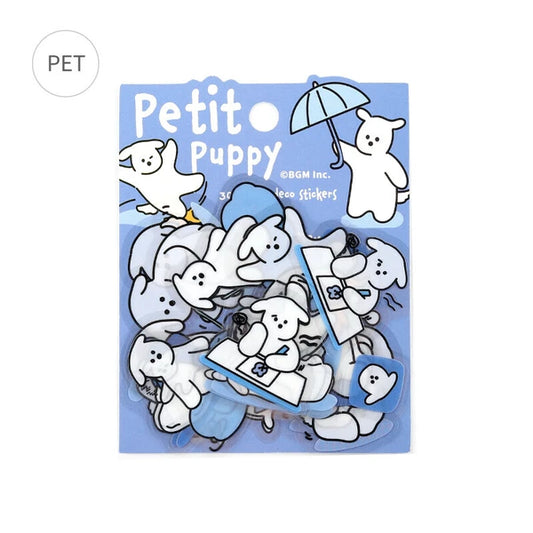 Petit Puppy Sticker Pack - Blue