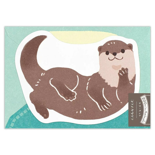 Otter - ZOOm in Animals Mini Letter Set
