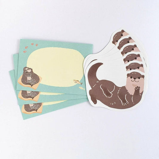 Otter - ZOOm in Animals Mini Letter Set