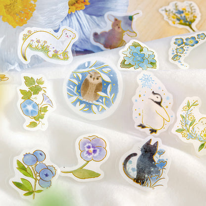 Little Forest Sticker Pack - Blue