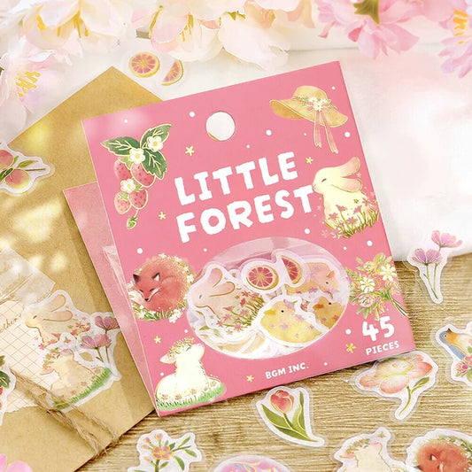 Little Forest Sticker Pack - Pink
