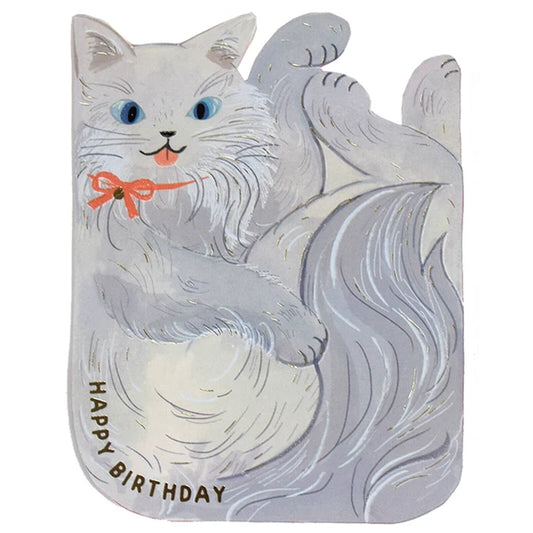 Grey - Birthday Greeting Card