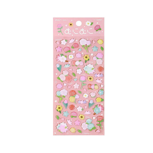 Mini Flower -  Puffy Sticker Sheet