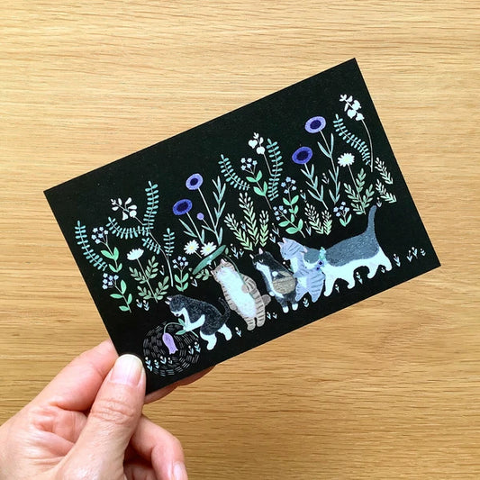 Invitation to the Land of Cats - Postcard