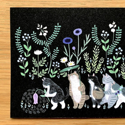 Invitation to the Land of Cats - Postcard