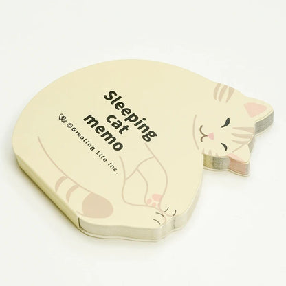 Sleeping Cat Memo Pad