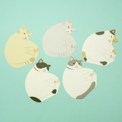Sleeping Cat Memo Pad