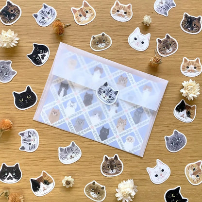 Cat Faces - Sticker Set