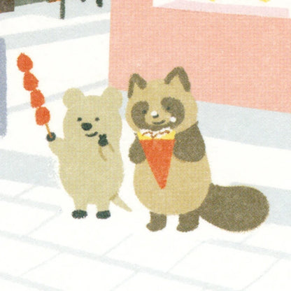 Eating Yamanoha Neighborhood - Postcard
