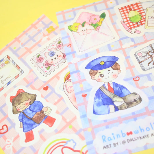 Happy Mail Time - Sticker Set