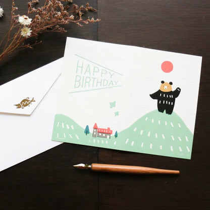 Mountain Bear - Greeting Card