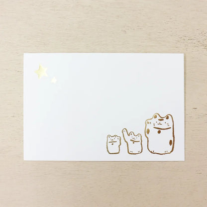 Maneki-Neko - Greeting Card