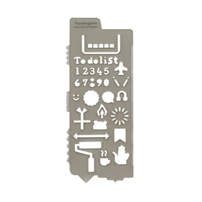 Schedule - Masterplate Stencil