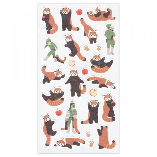 Red Panda - ZOOm in Animal Sticker Sheet