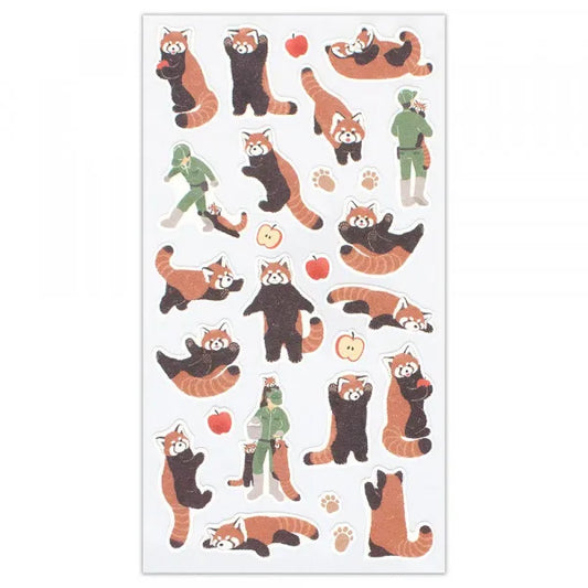 Red Panda - ZOOm in Animal Sticker Sheet