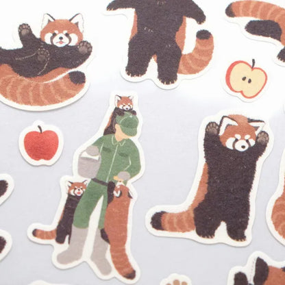 Red Panda - ZOOm in Animal Sticker Sheet