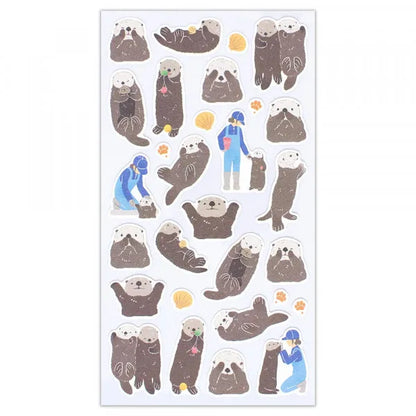Sea Otter - ZOOm in Animal Sticker Sheet