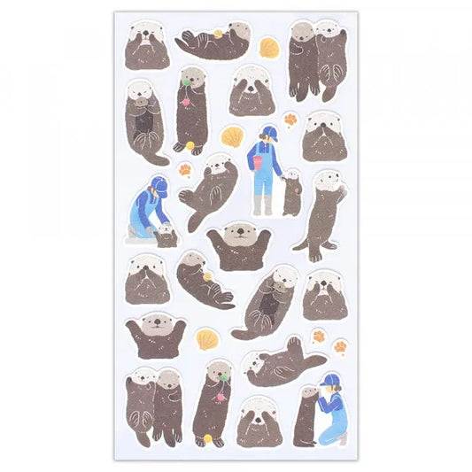 Sea Otter - ZOOm in Animal Sticker Sheet