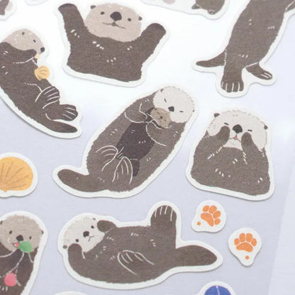Sea Otter - ZOOm in Animal Sticker Sheet