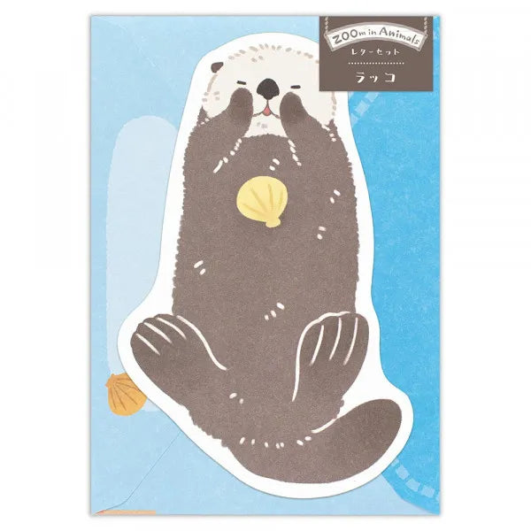 Sea Otter - ZOOm in Animals Mini Letter Set