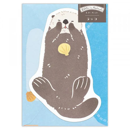 Sea Otter - ZOOm in Animals Mini Letter Set