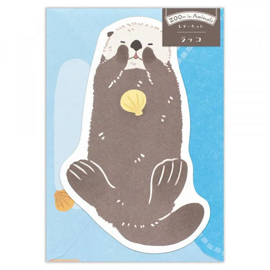 Sea Otter - ZOOm in Animals Mini Letter Set