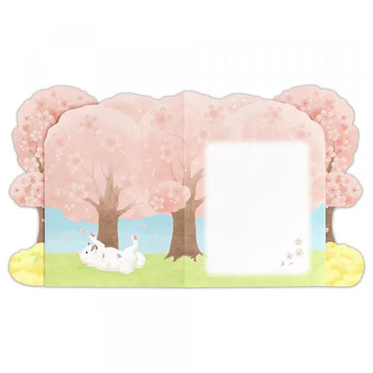 Sakura Shiba - 3D Greeting Card
