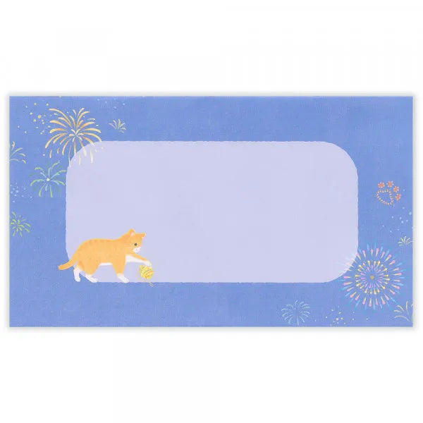 Firework Cats - 3D Greeting Card