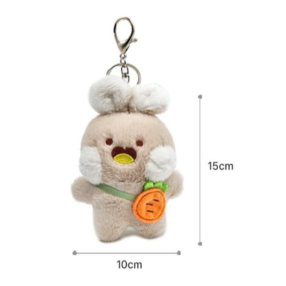 Fluffy Rabbit Keyring