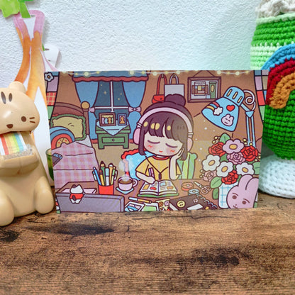 My Cozy Room - Postcard
