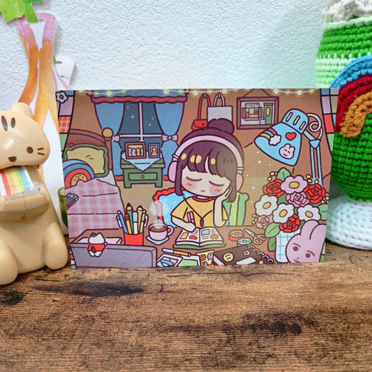 My Cozy Room - Postcard