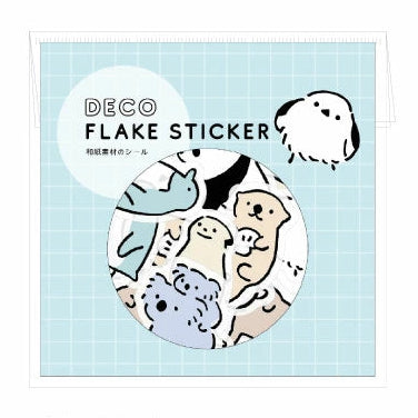 Mini Animals - Deco Flake Sticker Set