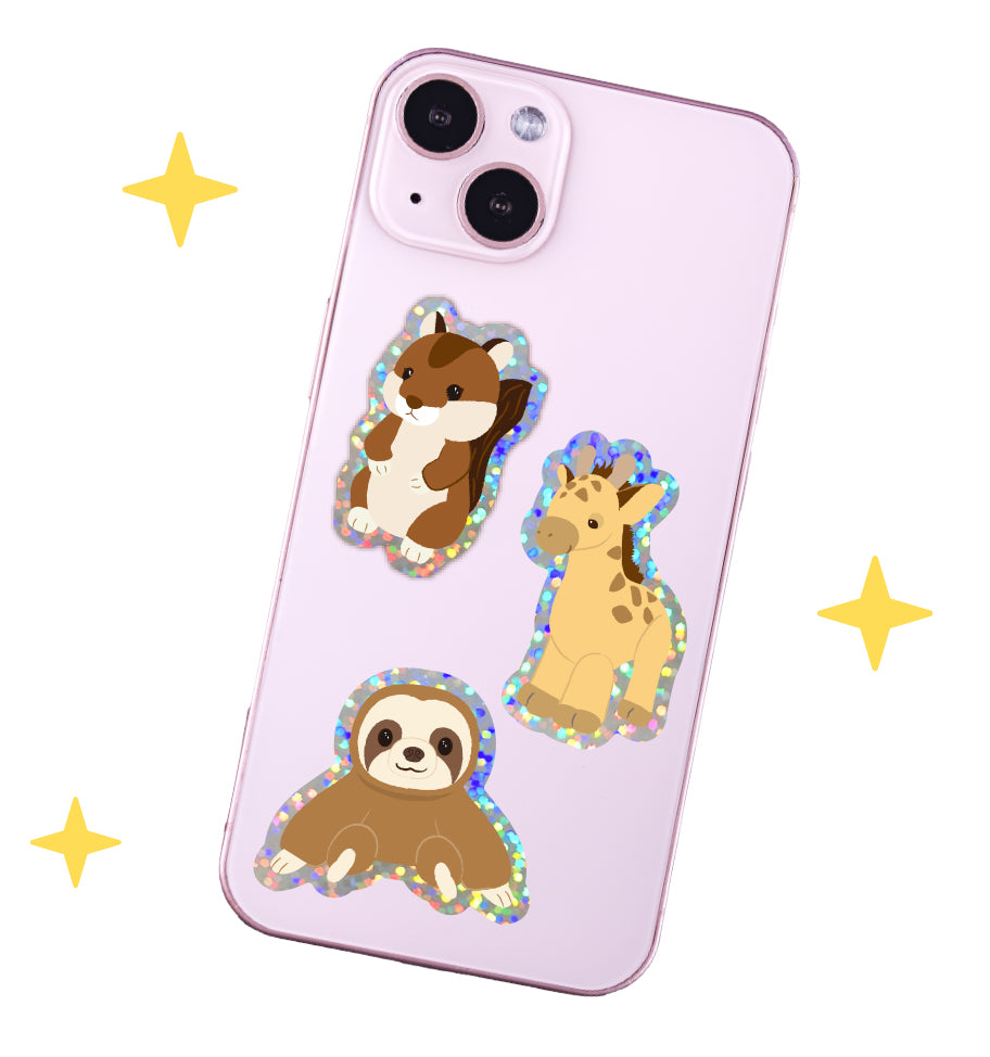 Fluffies - Holographic Sticker Set
