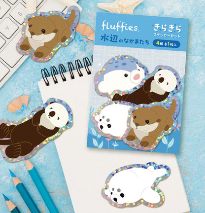 Fluffies - Holographic Sticker Set