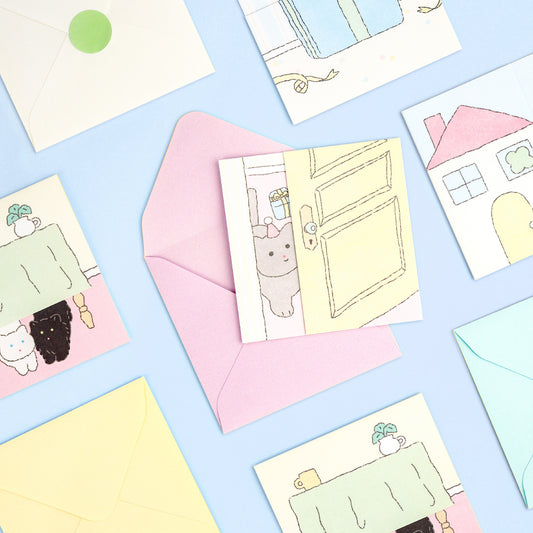 Cat Surprise - Message Card