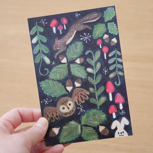 Mushroom Forest - Postcard