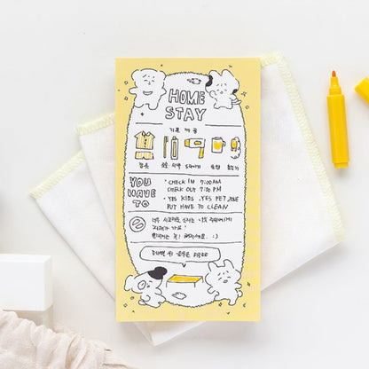Fluffy Friends - Memo Pad